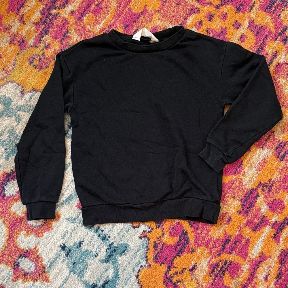 H&M Black Crewneck Sweater